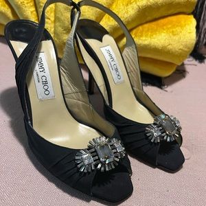 Vintage Jimmy Choo sling back heels